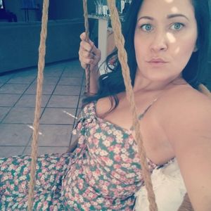 Floral midi dress (L)